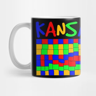 USA state: Kansas Mug